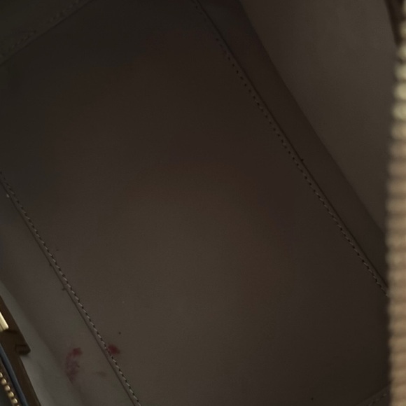 Tory Burch T Monogram Jacquard Barrel /  Satchel Bag - Brown and Cream - Picture 4 of 5